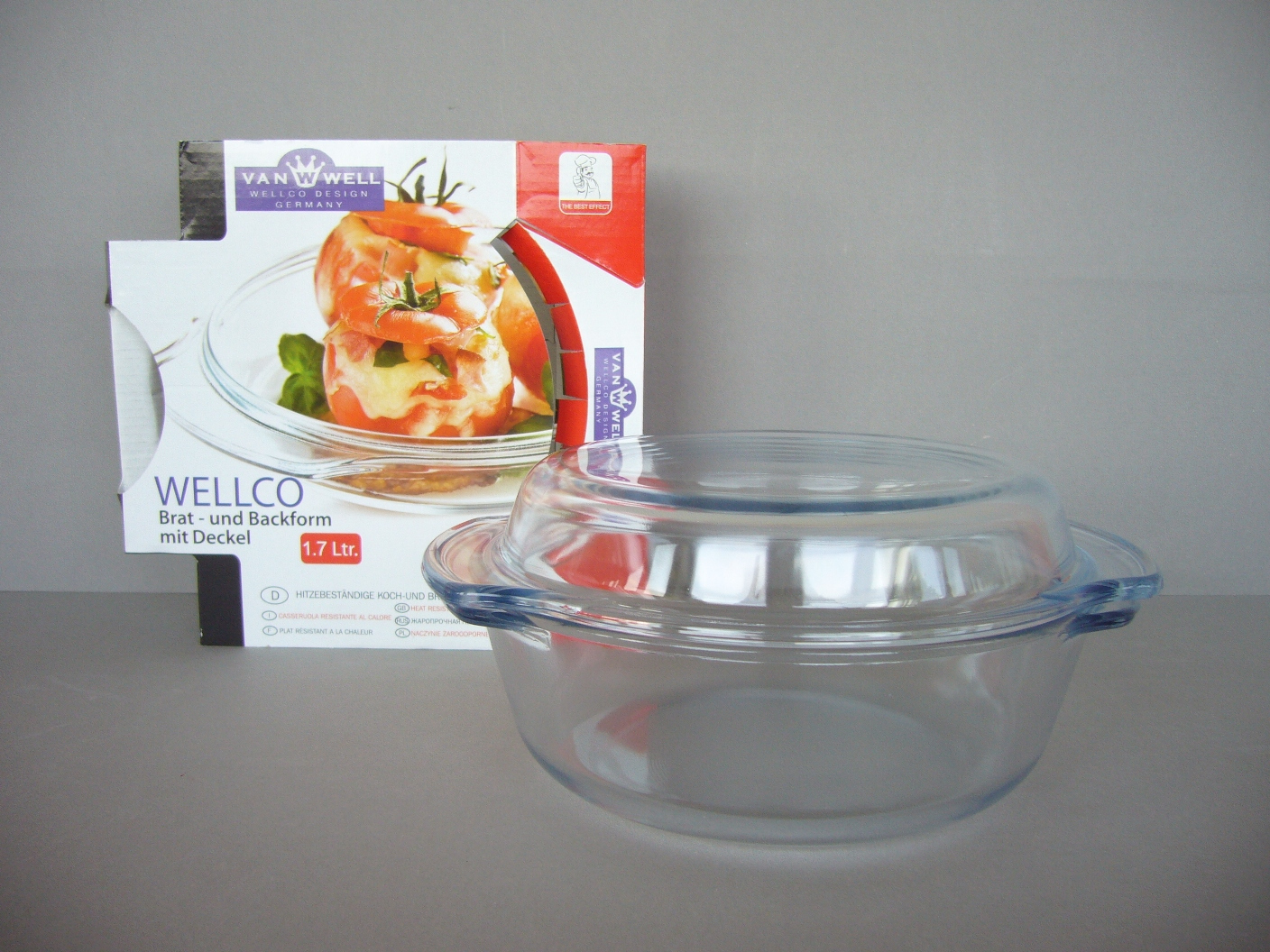 Auflaufform mit Deckel WELLCO