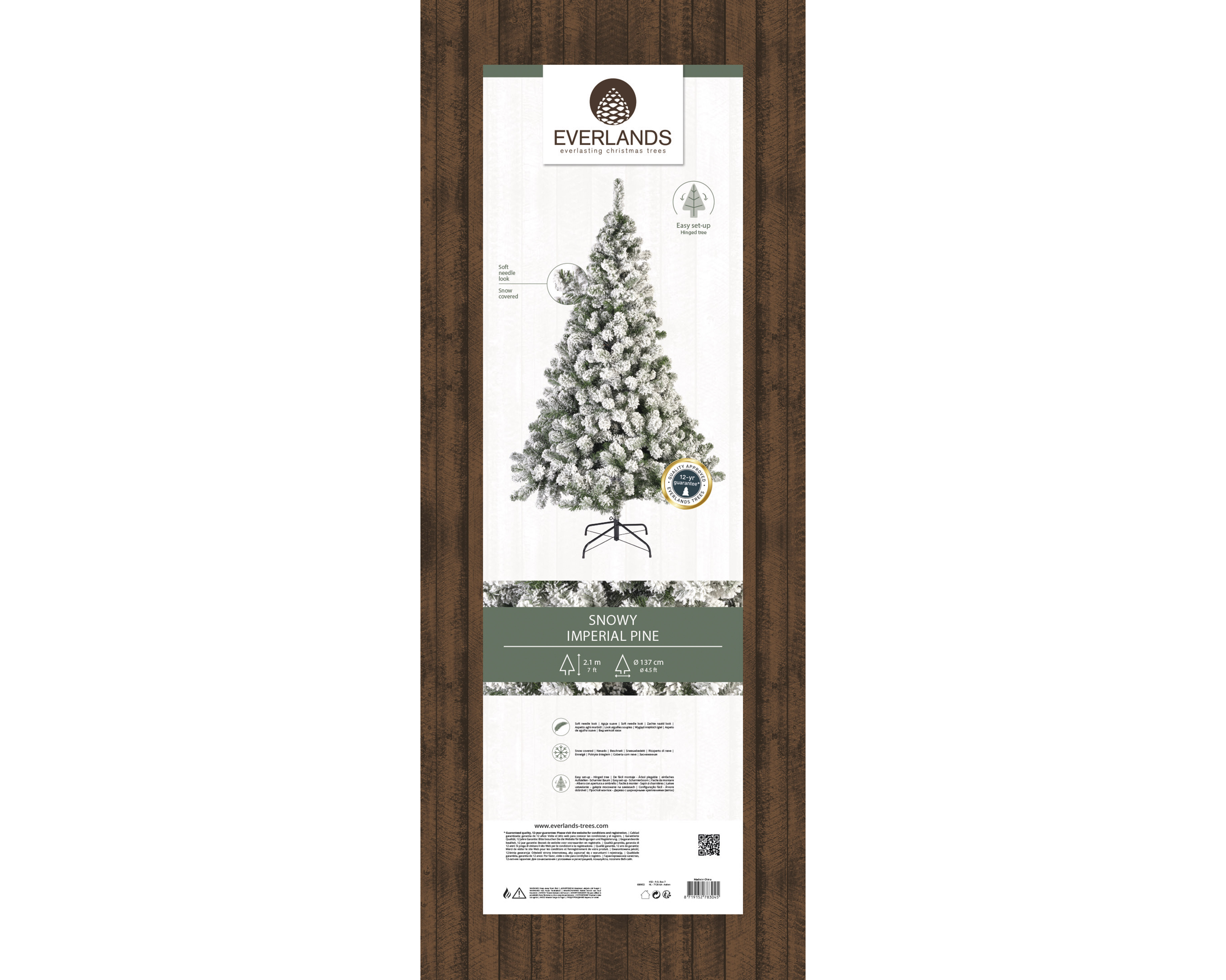Tannenbaum 180cm beschneit IMPERIAL KIEFER