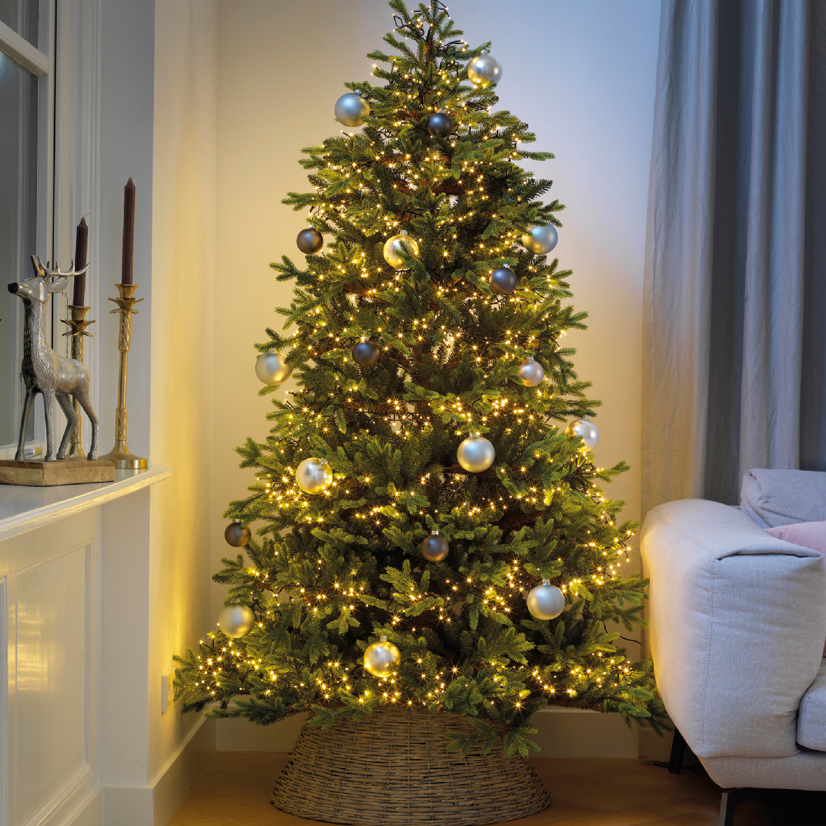 LED Cluster-Lichterkette 12m classic warm CHRISTMAS LIGHTS