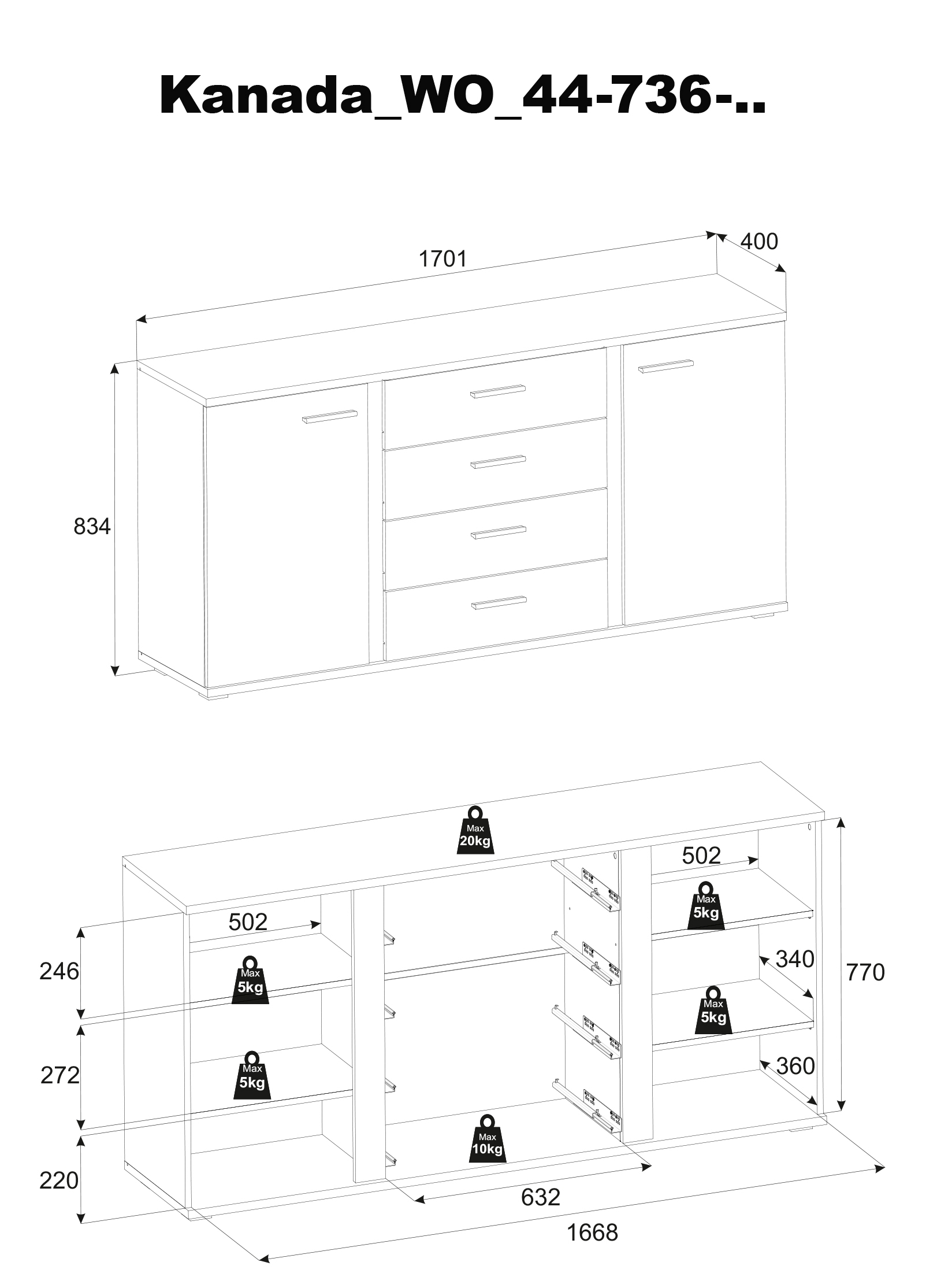 Sideboard KANADA Sideboard KANADA