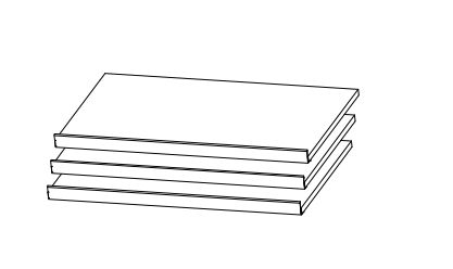 Schuhablageböden im 3er-Set A0033.9FG3