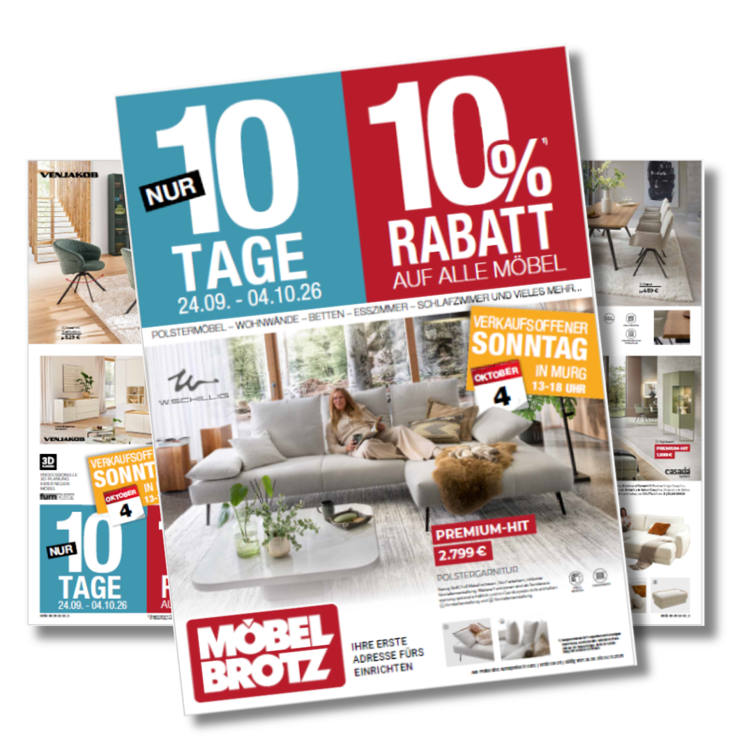 Unser neues Prospekt ist da - hier entlang