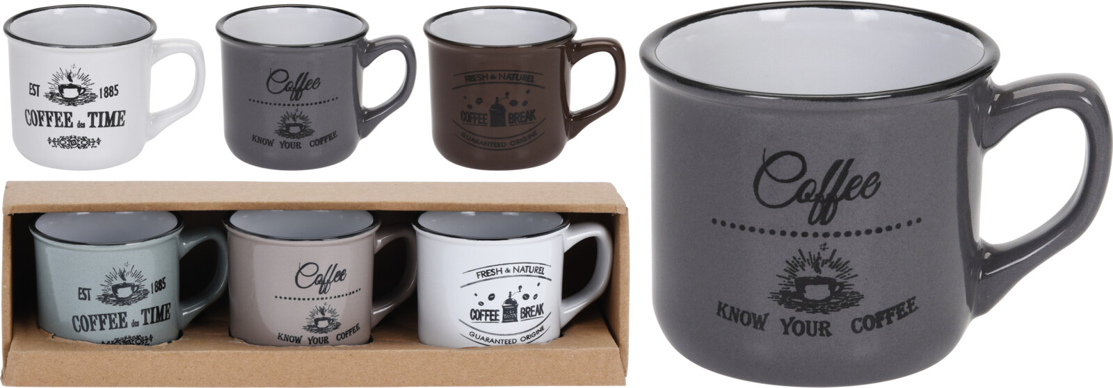 Becher Set 3tlg.