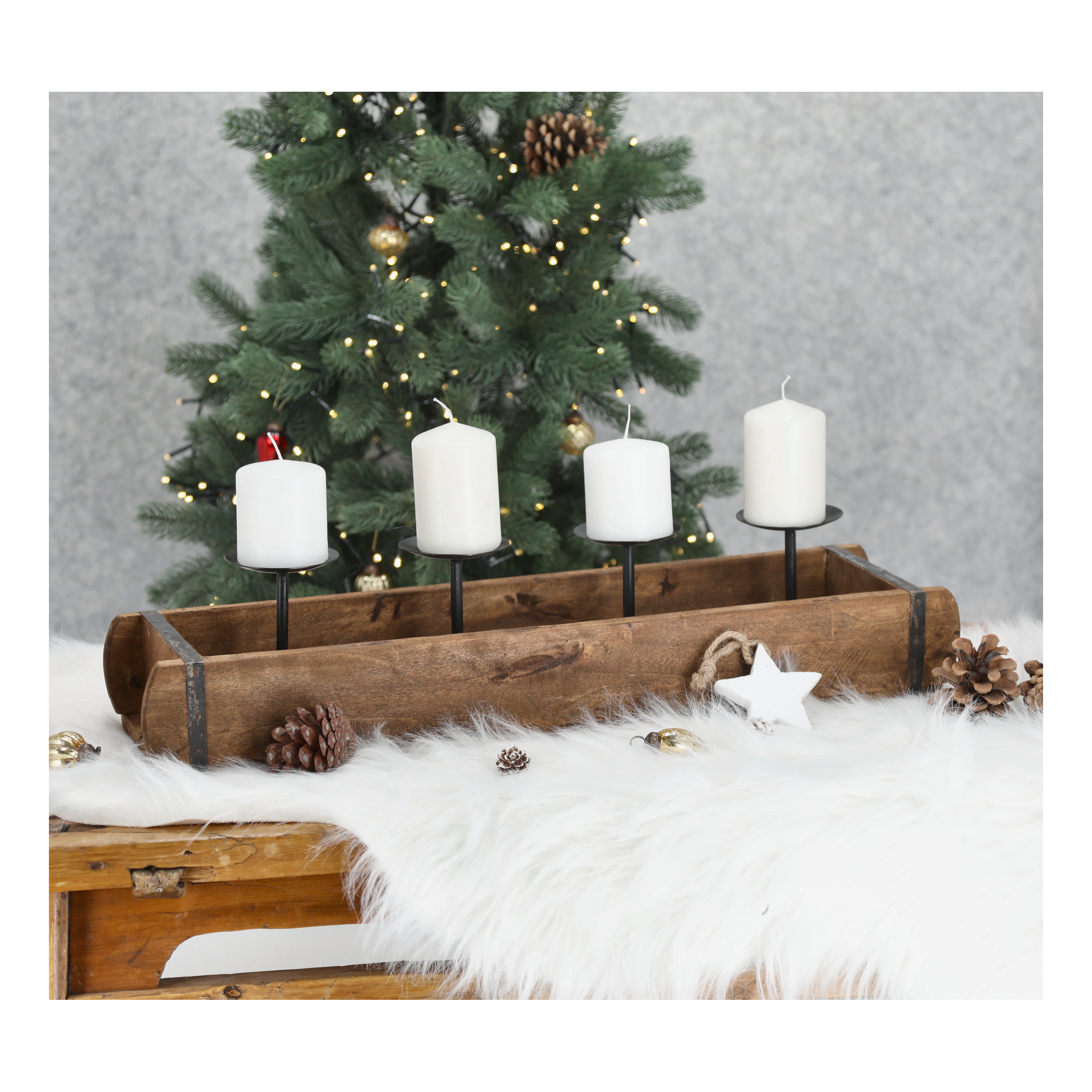 Adventskranz ZIEGELFORM