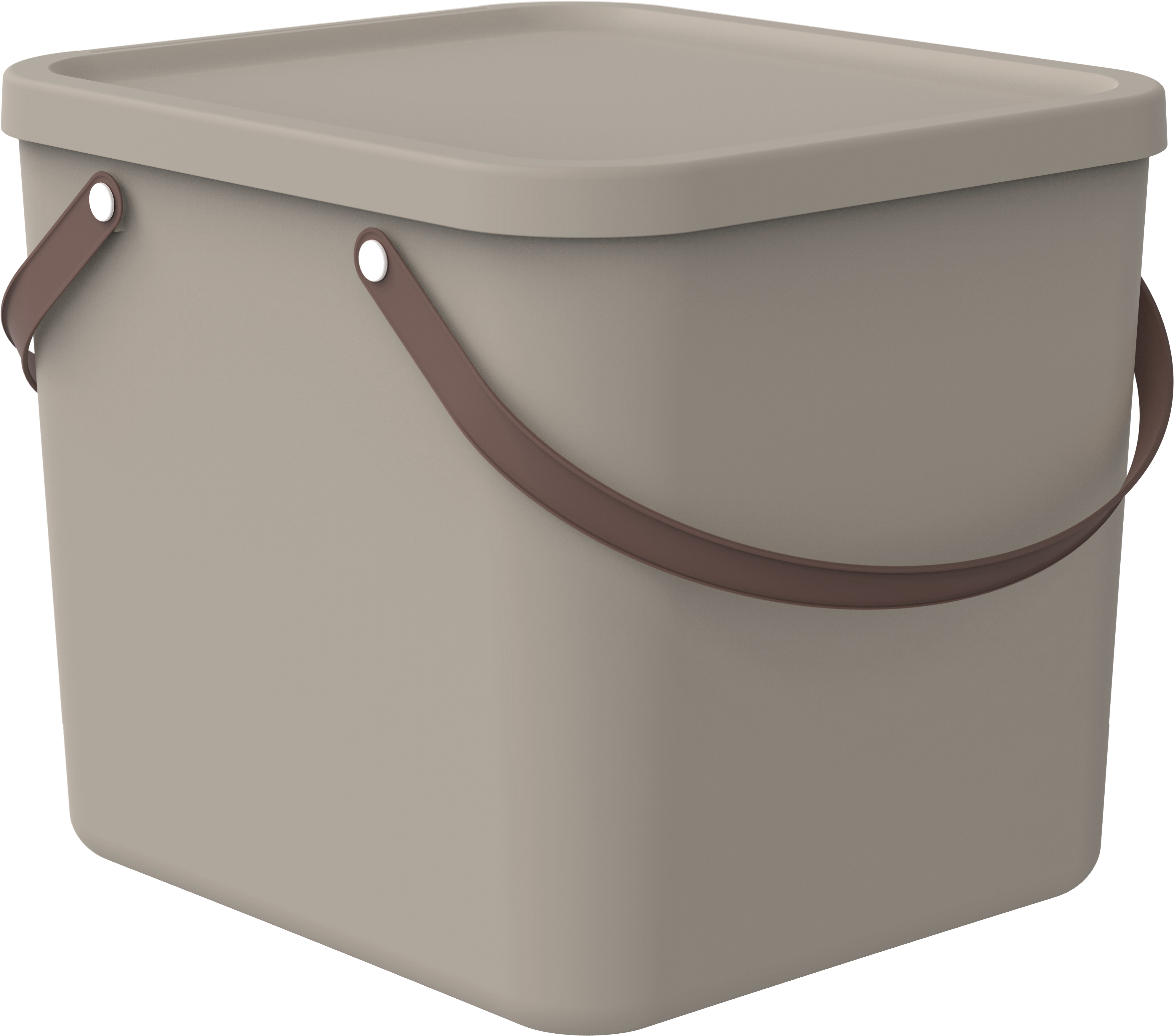 Recycling-Müllsystem Albula 25l weiß Abfallsammler Abfallbox