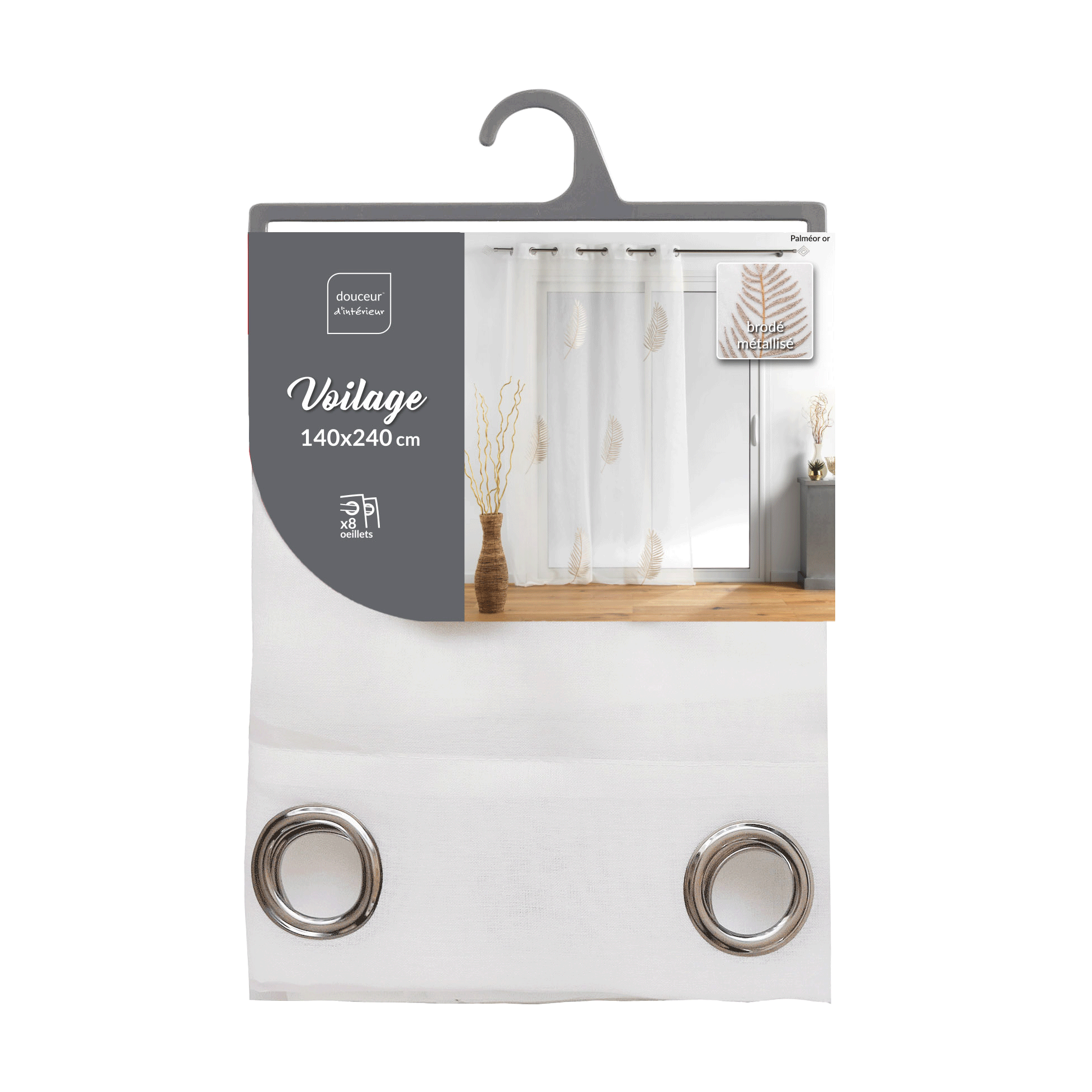 Gardine mit Öesen PALMEOR Gardine mit Öesen PALMEOR