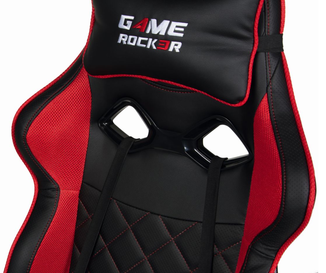Gaming/Schreibtischstuhl GAME-ROCKER G-20 | schwarz-rot | 499148-1