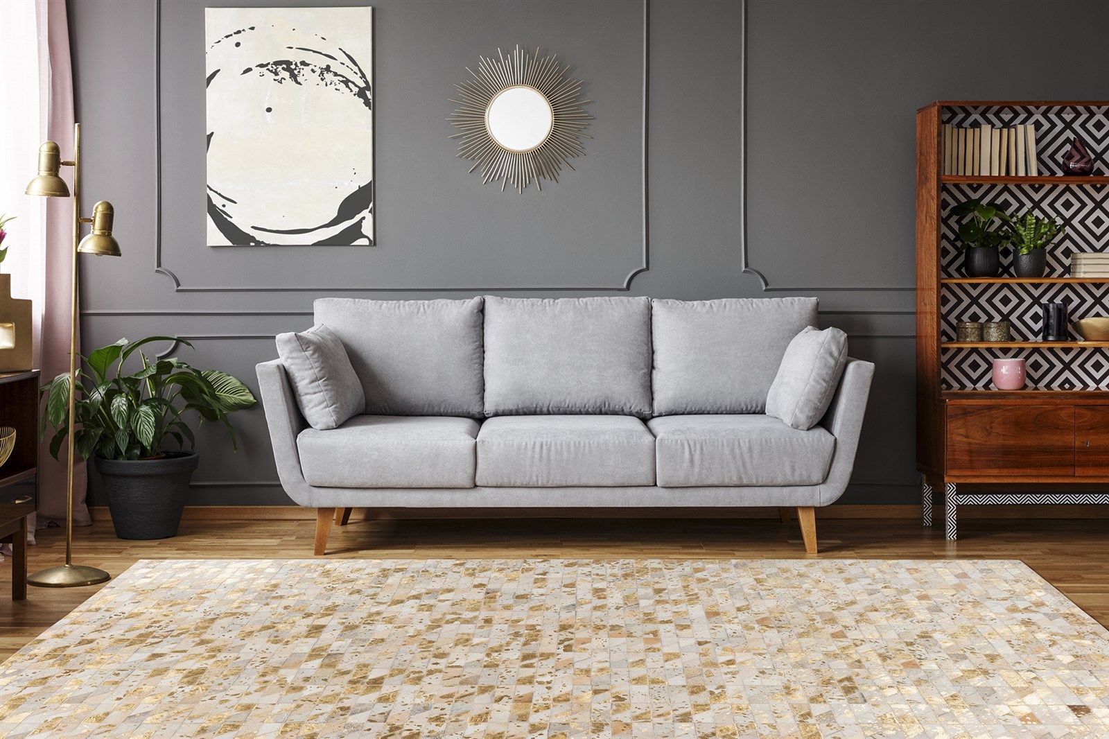 Lederteppich LAVIN 725 Lederteppich LAVIN 725